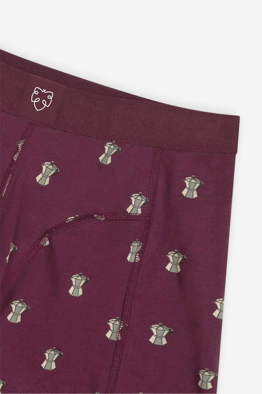 A- dam- Boxer Brief- Burgundy Percolator- dunkelrot