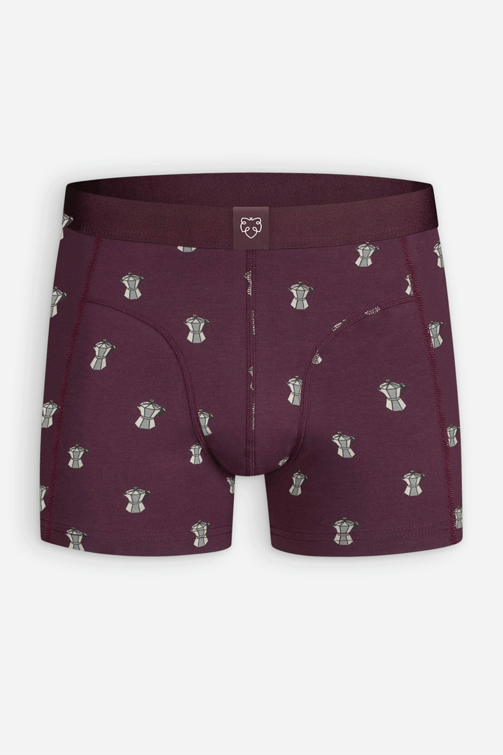 A- dam- Boxer Brief- Burgundy Percolator- dunkelrot