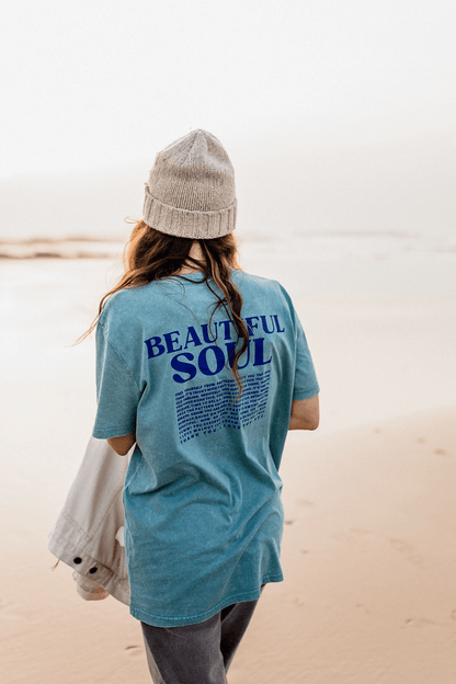 T-Shirt - Beautiful Soul- ocean blue