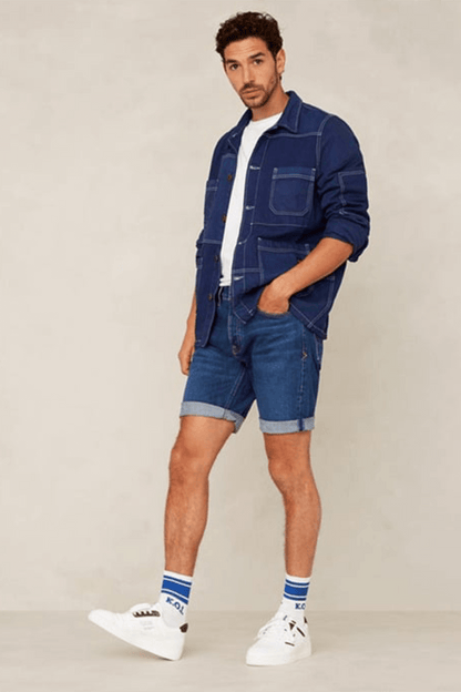 Jeans Shorts - Daniel Eco Xavier Light - Blau